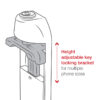 GDS® Locking Vehicle Phone Dock with mUSB for IntelliSkin® - Bild 4