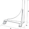 RAM® No-Drill™ Vehicle Base for '00-11 Chevrolet Astro Van - Bild 2