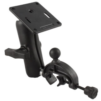 RAM® Clamp Base with Double Ball Mount with 75x75mm VESA Plate