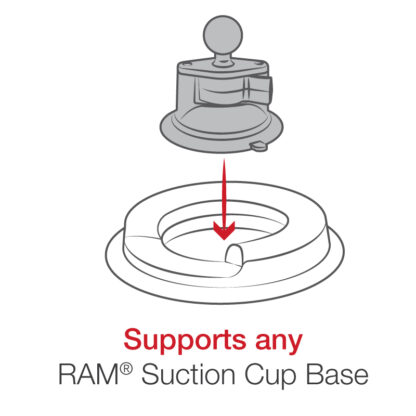 RAM® Portable Friction Dashboard Base - Bild 5