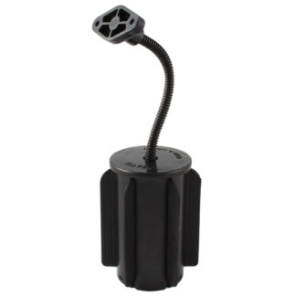 RAM-A-CAN™ II Cup Holder Mount with RAM® Flex-Arm™ and Diamond Plate