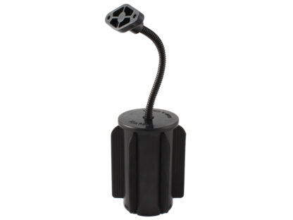 RAM-A-CAN™ II Cup Holder Mount with RAM® Flex-Arm™ and Diamond Plate