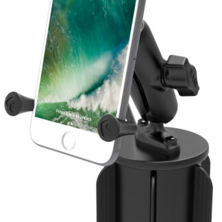 RAM® X-Grip® Large Phone Mount with RAM-A-CAN™ II Cup Holder Base