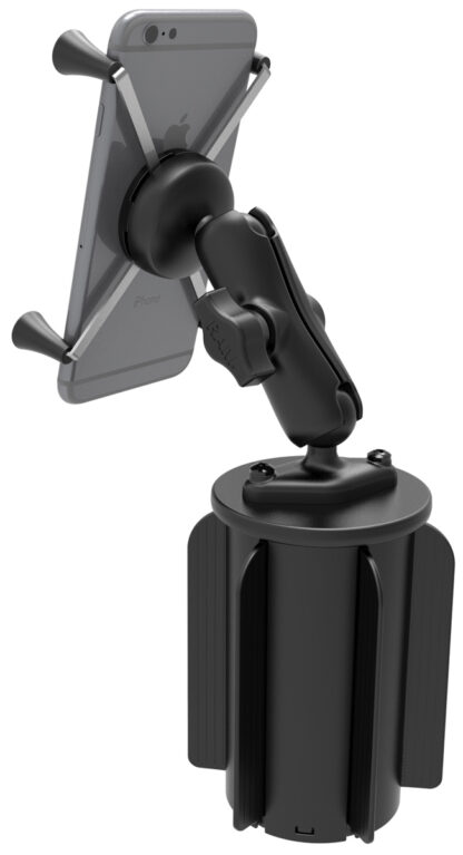 RAM® X-Grip® Large Phone Mount with RAM-A-CAN™ II Cup Holder Base - Bild 3