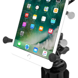 RAM® X-Grip® with RAM-A-CAN™ II Cup Holder Mount for 7"-8" Tablets