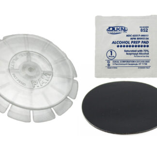 RAM® Clear Rose Adhesive Plate for Suction Cups
