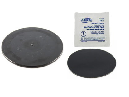 RAM® Black 3.5" Adhesive Plate for Suction Cups