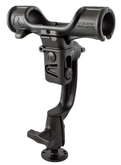 RAM® Light-Speed™ Fishing Rod Holder with Socket Arm and Saltwater Base