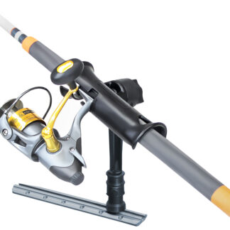 RAM® Tube Jr.™ Rod Holder with RAM® Adapt-A-Post™ Track Base
