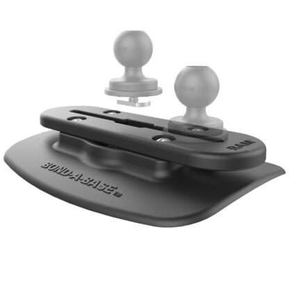 RAM® Bond-A-Base™ Black Adhesive Base with RAM® Tough-Track™ - Bild 2