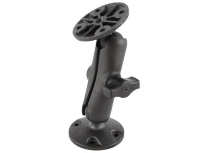 RAM® Universal Composite Double Ball Mount with Two Round Plates