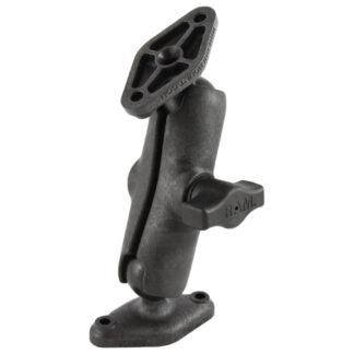 RAM® Universal Composite Double Ball Mount with Two Diamond Plates