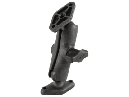 RAM® Universal Composite Double Ball Mount with Two Diamond Plates