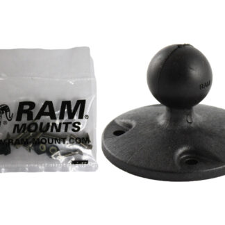 RAM® Composite Round Plate with Ball & Hardware for Garmin GPSMAP + More
