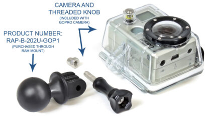 RAM® Action Camera Universal Ball Adapter - Bild 3
