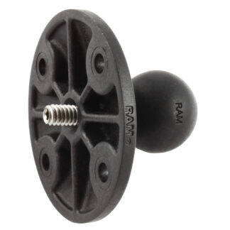 RAM® Ball Adapter with Composite Round Plate and 1/4"-20 Threaded Stud