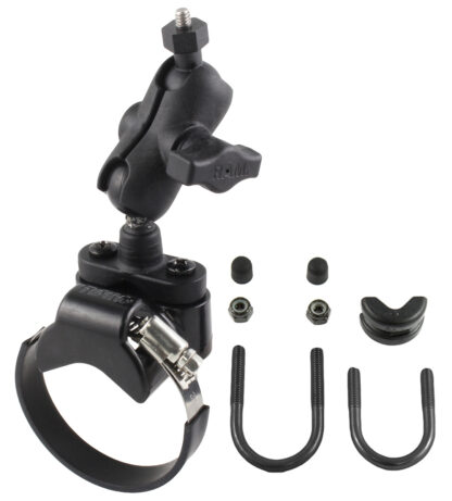 RAM® ATV/UTV Composite Rail Mount with 1/4"-20 Threaded Camera Adapter
