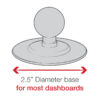RAM® Flex Adhesive Double Ball Mount for Garmin Rino + More - Bild 3