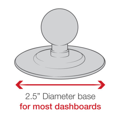 RAM® Flex Adhesive Double Ball Mount for Garmin Rino + More - Bild 3