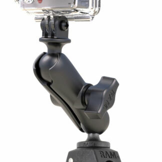 RAM® Tough-Claw™ Double Ball Mount with Universal Action Camera Adapter