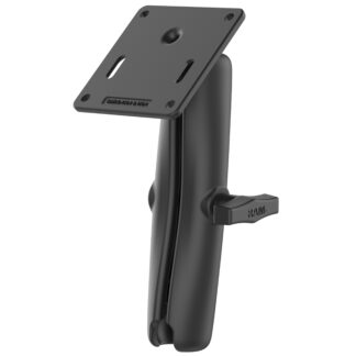 RAM® Double Socket Arm with Diamond Ball Plate - C Size Medium