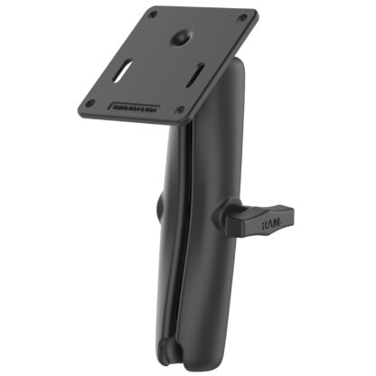 RAM® Double Socket Arm with Diamond Ball Plate - C Size Medium