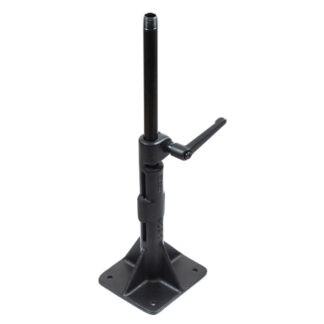 RAM® Flat Pedestal Base with 18" Long 1/2" NPT Pipe