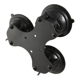 RAM® Twist-Lock™ Triple Suction Cup Base