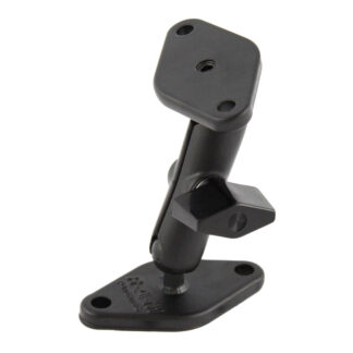 RAM® Double Ball Diamond Plate Mount - A Size Medium