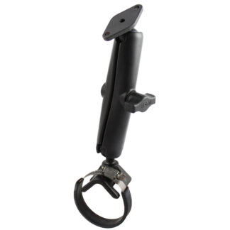 RAM® Double Ball Hose Clamp Kit 2" - 3" with Diamond Plate - Long