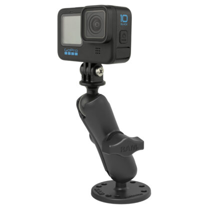 RAM® Drill-Down Mount with Universal Action Camera Adapter