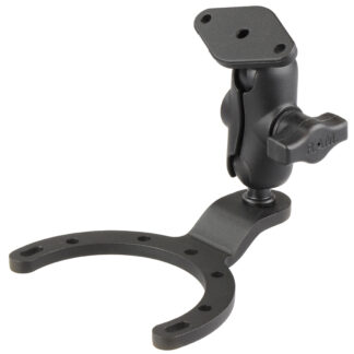 RAM® Large Gas Tank Mount with Diamond Plate