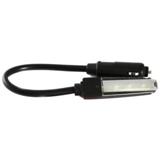 RAM® 8" Flexible LED Light with Male Cigarette Charger