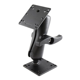RAM® Double Ball Mount with Two 100x100mm VESA Plates and Large Knob