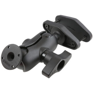 RAM® 4" Square Post Clamp Mount with Round AMPS Plate - D Size