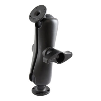 RAM® Double Ball Mount with Two Round AMPS Plates