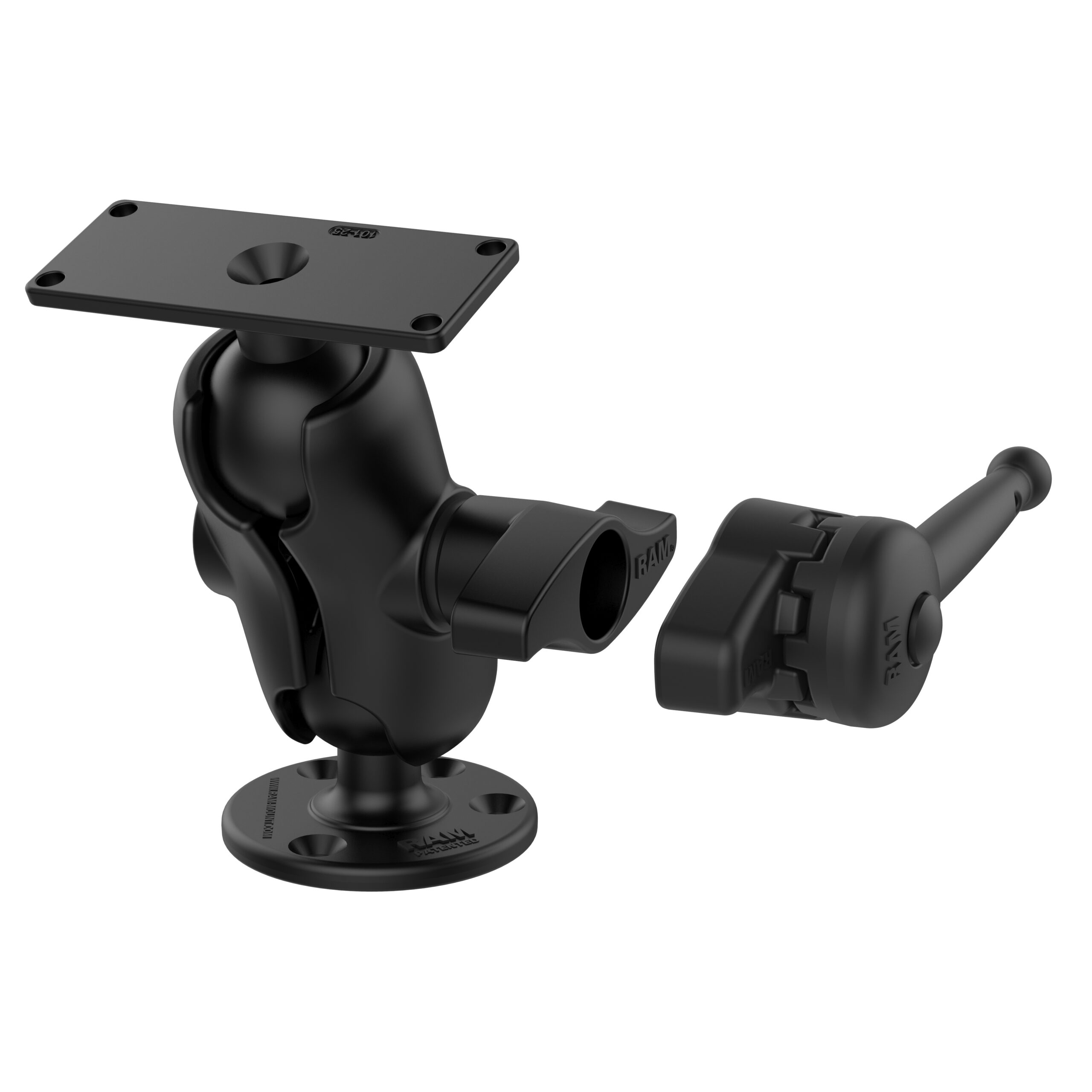 RAM® Drill-Down Ball Mount for Humminbird Helix 8-15, Solix & Apex