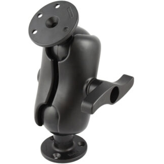 RAM® Double Ball Mount with Two Large Round Plates - E Size Short