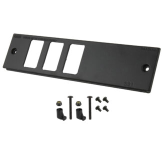RAM® Tough-Box™ 2" Faceplate with Three Switch Ports