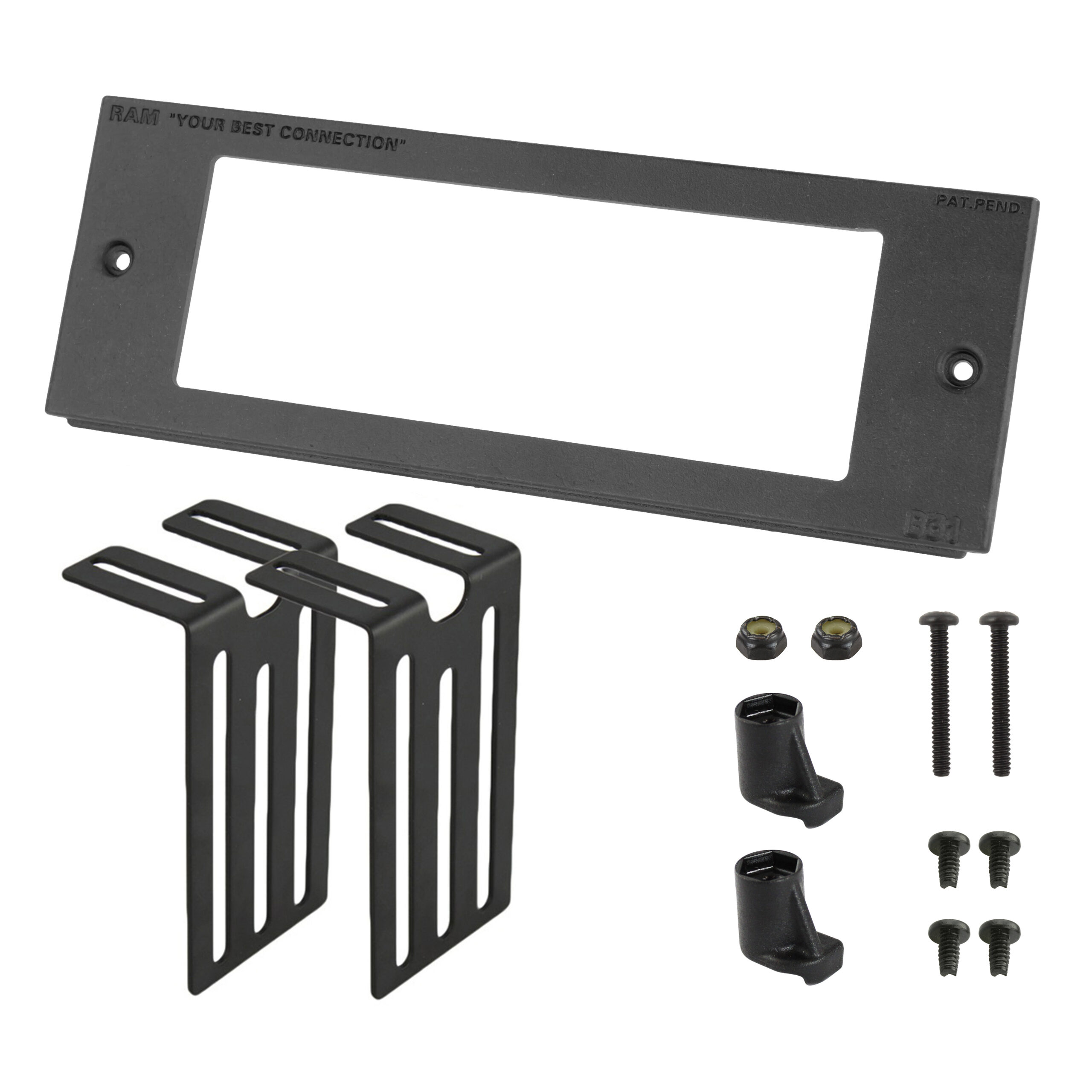 RAM® Tough-Box™ 3" Custom Faceplate for 6.06" x 2.06" Devices