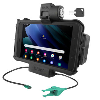 RAM® Locking USB-C Modular Dock + USB-C & USB-A Data for Tab Active3