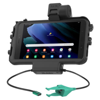 RAM® USB-C Low-Profile Dock + USB-C & USB-A Data for Tab Active3