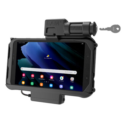 RAM® Key Locking Powered Dock for Samsung Tab Active3 & Tab Active2