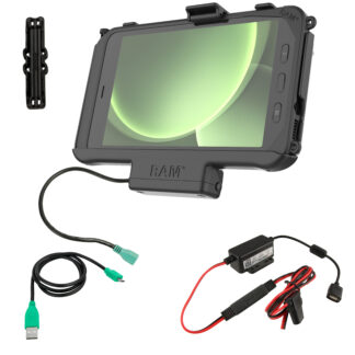 RAM® Powered Dock for Tab Active3 & Active2 with Hardwire Charger