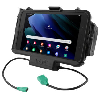 RAM® EZ-Roll'r™ Modular Power + Single USB Dock Samsung Tab Active3