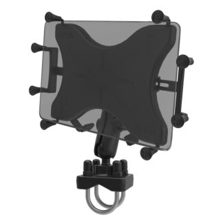 RAM® X-Grip® Mount with Double U-Bolt Base for 9"-10" Tablets