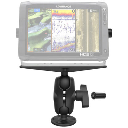 RAM® Pin-Lock™ Marine Electronic Mount with Gimbal Knob - D Size Short
