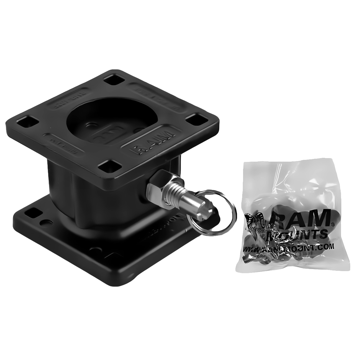 RAM® Remove-A-Pole™ Riser for Vehicle Laptop Mounts