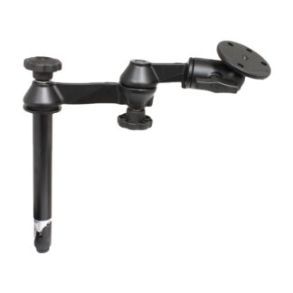 RAM® 8" Upper Pole with Double Swing Arms & Large Round Plate