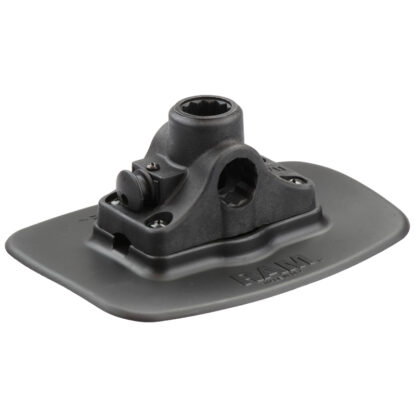 RAM® Bond-A-Base™ Black Adhesive Base with RAM ROD® Post/Spline Receiver